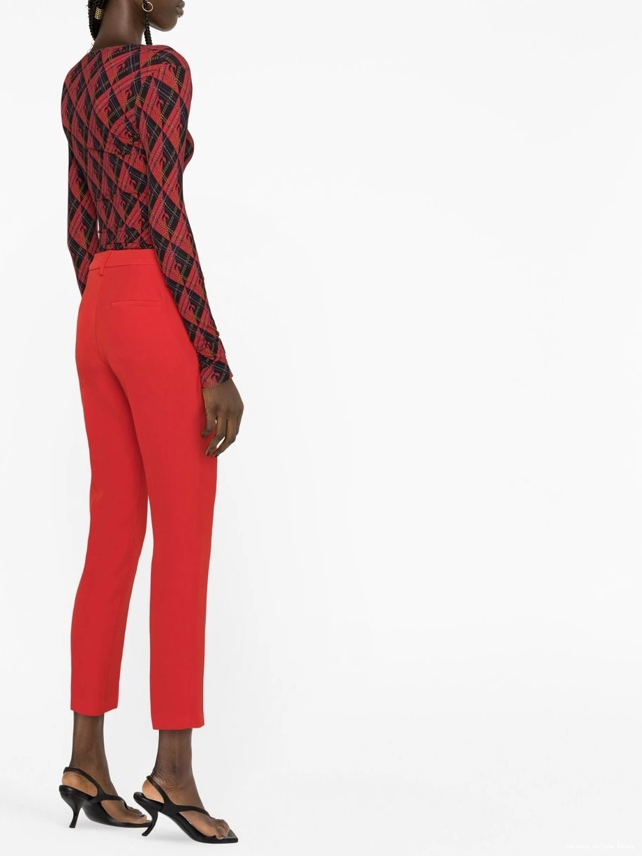 Affordable cropped trousers belted Jeans Versace Women Couture 0429